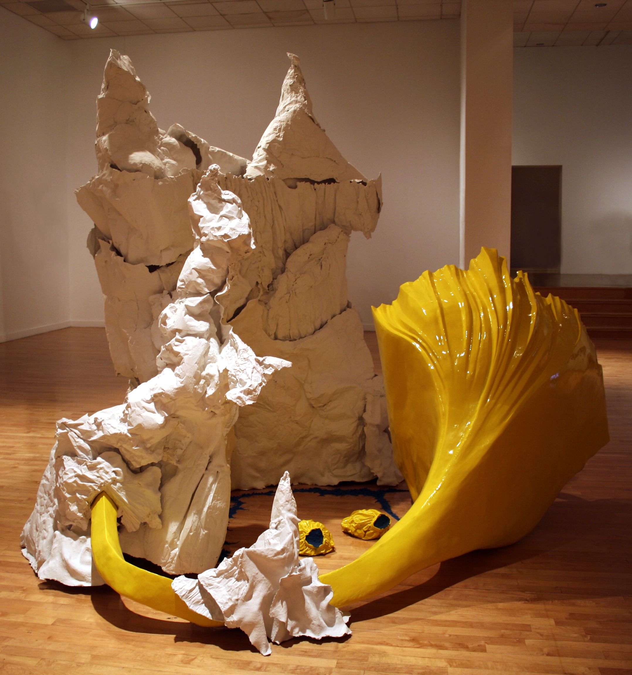 Diana Al-Hadid, Bouncing Echoes into the Tunnel through the Earth, 2006