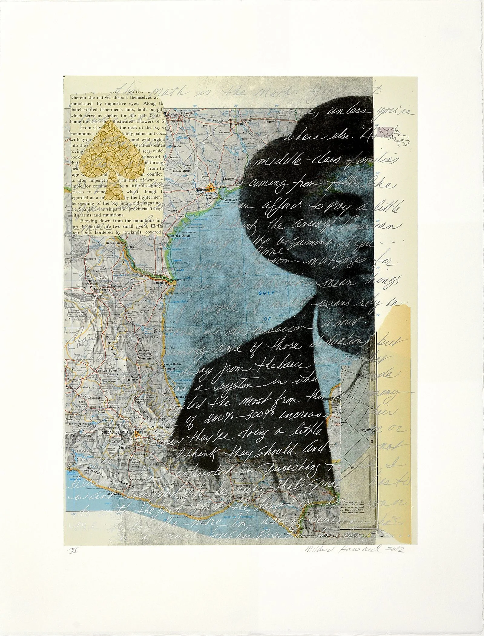 Mildred Howard, Island People on Blue Mountain, VI, 2013