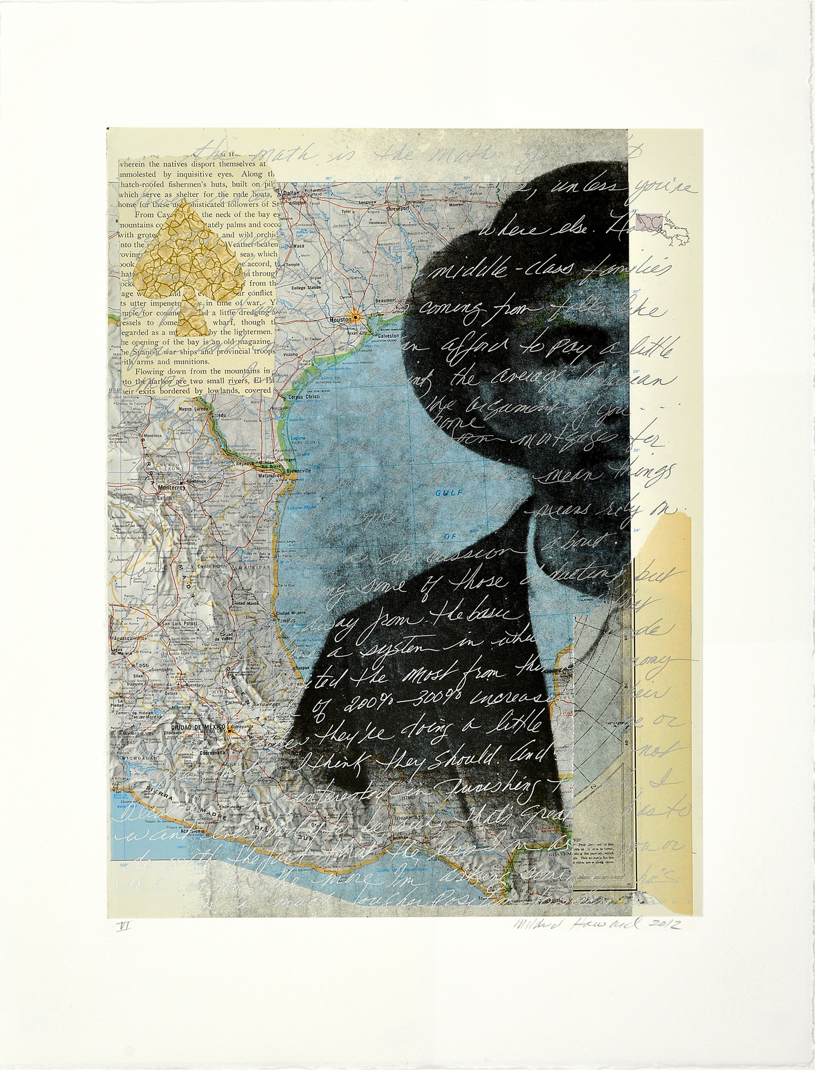 Mildred Howard, Island People on Blue Mountain, VI, 2013