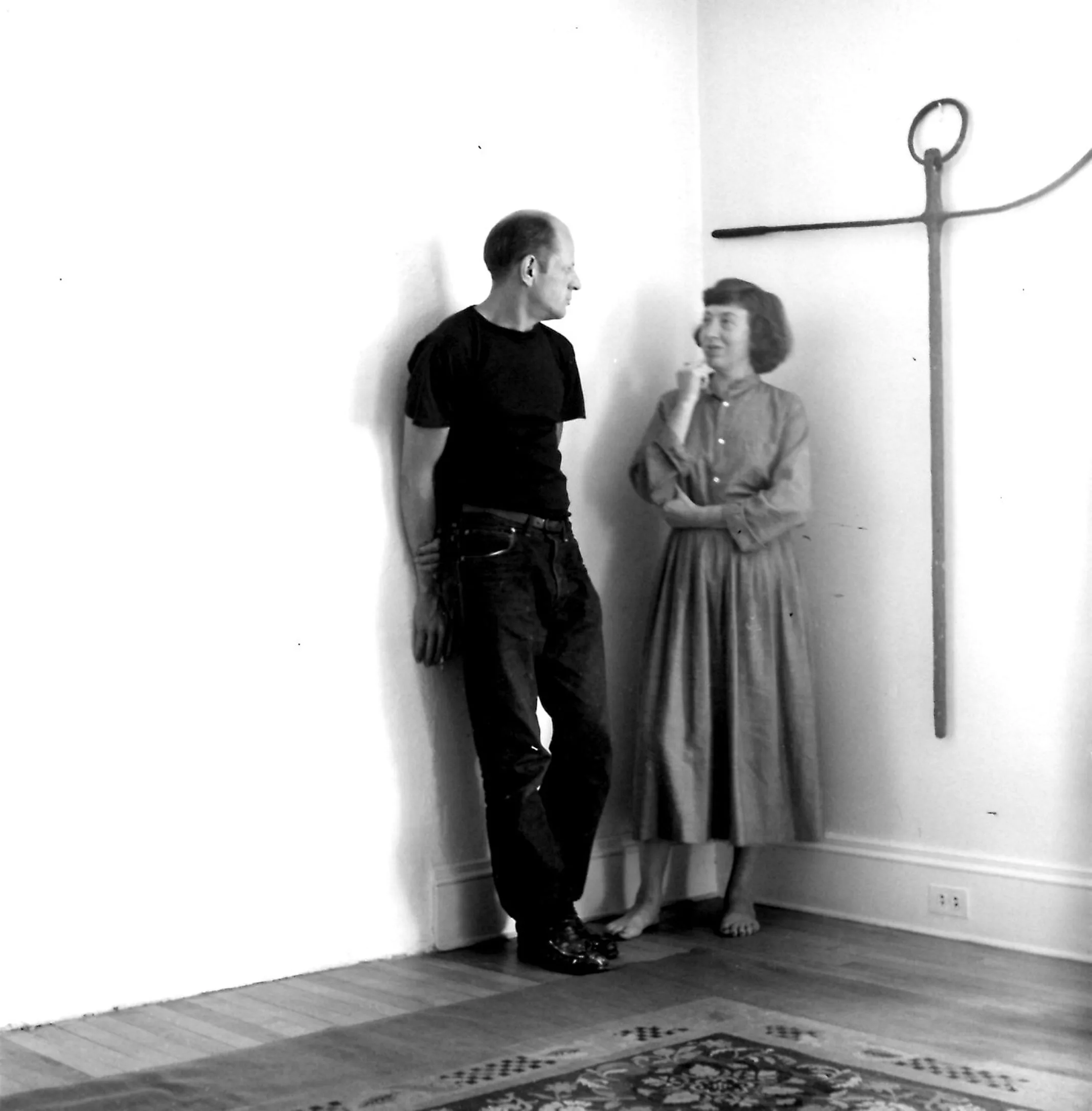 Jackson Pollock and Lee Krasner, 1950.