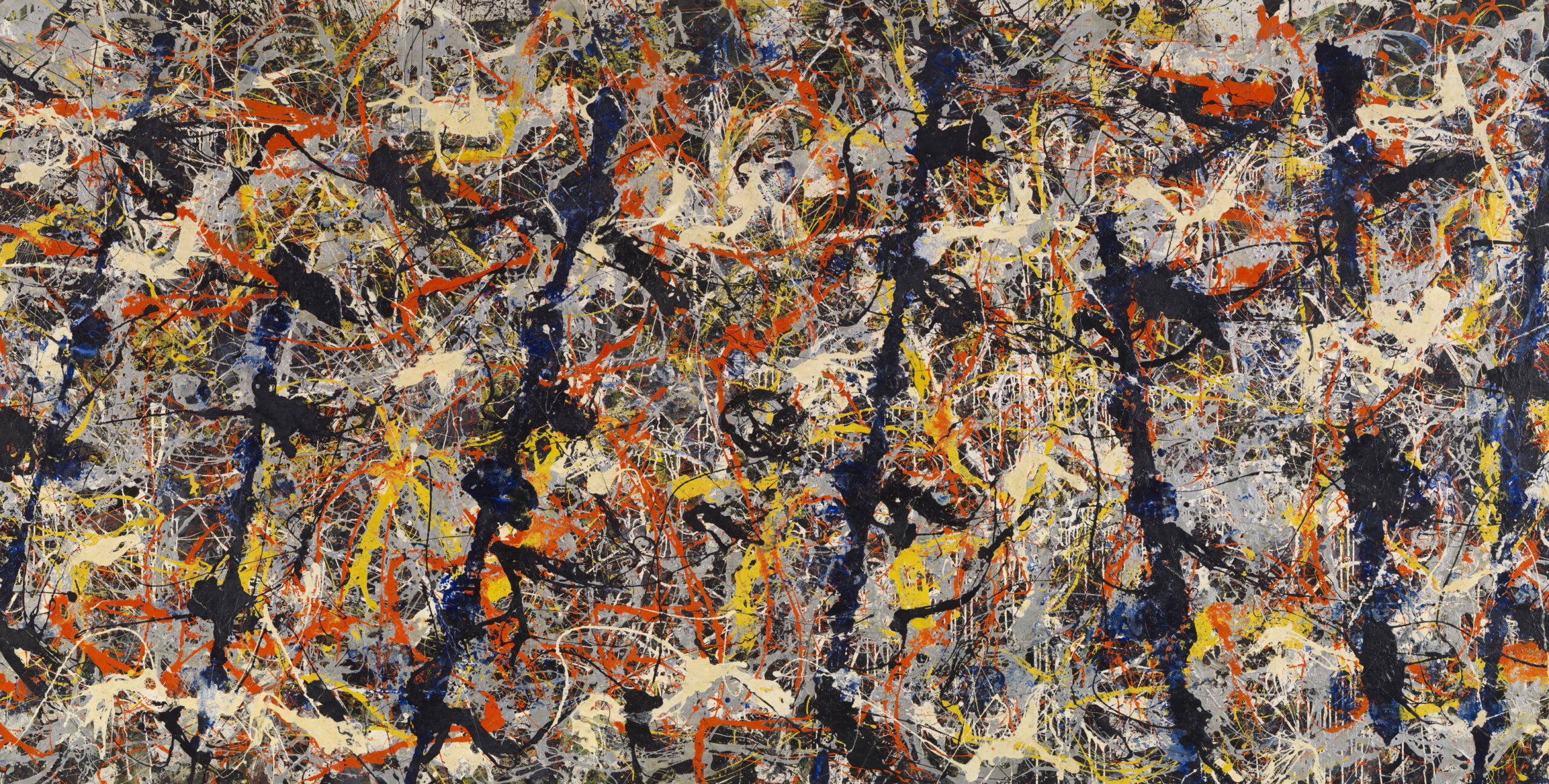 Jackson Pollock, Blue Poles: Number 11, 1952